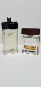 DOLCE&GABBANA LightBlue EAU DE TOILETTE/DOLCE&GABBANA The One/ドルチェアンドガッバーナ ライトブルー オードトワレ/2点セット/香水