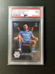 【PSA9】2021 Topps Now Jack Grealish Black パラレル　99シリ