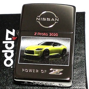 ZIPPO ライター フェアレディZ ジッポ Z-Proto 日産公認モデル FAIRLADY Z ニッケルブラック ジッポー エンボスプリント かっこいい ギフト