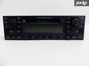 VW フォルクスワーゲン 純正 MD プレーヤー デッキ 1DIN 1J0 035 182 カーオーディオ 棚D4