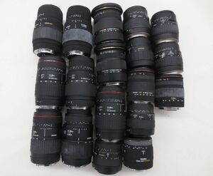 (4989U)ジャンク SIGMA ZOOM17-50mm 2.8EX DC OS HSM 等 キヤノンマウントシグマ まとめてセット 18本 動作未確認 同梱不可