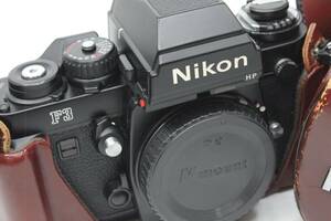 【送料無料１円／超美品】 ニコン Nikon F3 HP ハイアイポイント ボディ 165万番 レザーケース CF-20 MT4229