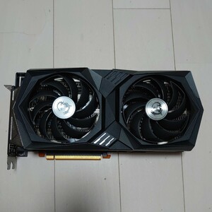 MSI製グラボ GeForce RTX 3060 GAMING X 12G PCIExp 12GB 