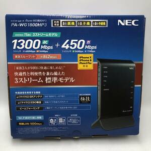 【未検品】NEC Aterm WG1800HP3 無線LANルーター Wi-Fiルーター /Y21639-X2