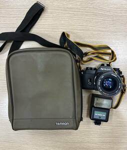 ＃20971　ニコン Nikon EM ブラック TAMRON 35‐70MM 1:3.5 レンズセット一眼レフ 長期保管品