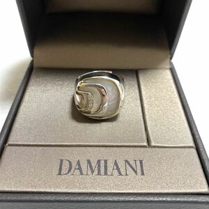 1円 Damiani ダミアーニ マザーオブパール ダイヤモンド リング 指輪 silver 925 真珠 jewelry accessory ring ジュエリー アクセサリー