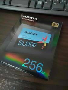 ADATA 2.5インチ 内蔵SSD SU800シリーズ 256GB 3D NAND TLC搭載 SMIコント (未使用品)