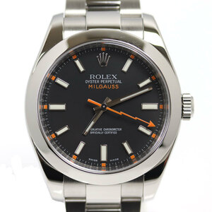 ROLEX ロレックス ミルガウス 腕時計 自動巻き 116400 メンズ 中古 美品