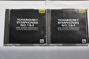 チャイコフスキー：交響曲第1番「冬の日の幻想」/第2番「小ロシア」/第3番「ポーランド」/第4番@小林研一郎&日本フィルハーモニー/4CD