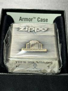 zippo 装飾 メタル アーマー Armor Case Heavy Wall 初期型 2014年製 特殊加工品 デットストック ケース 保証書