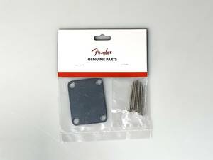 【new】Fender / Four Bolt Neck Plate, Plain Chrome with 4 Philips Head Screws 991447100【横浜店】