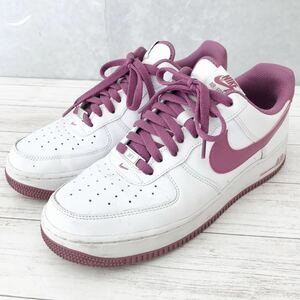 NIKE AIR FORCE 1/ナイキエアフォース1☆スニーカー☆レアカラー☆レザー/ホワイト×パープル☆27.0㎝