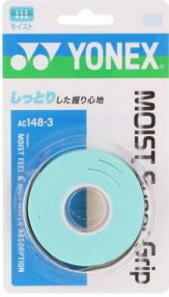 ■ヨネックス　モイストスーパーグリップ AC148-3［3本入］　ウォーターグリーン ⑧