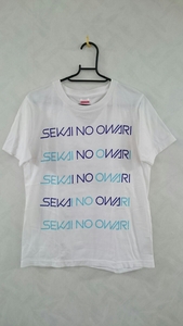 SEKAI NO OWARI TOUR 2011 Tシャツ サイズS セカイノオワリ セカオワ Fukase Nakajin Saori DJ LOVE