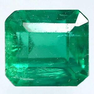 (天然エメラルド0.342ct)m 約4.1×3.7mmソーティング付 ルース 裸石 宝石 ジュエリーjewerly emerald i