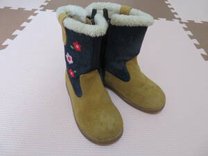 【USED】 MIKI HOUSE　ミキハウス　ブーツ　キッズ　17.0cmEE