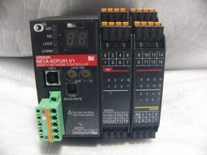 ★動作保証美品★ OMRON PLC NE1A-SCPU01-V1 Ver2.0 セーフティネットワークコントローラ
