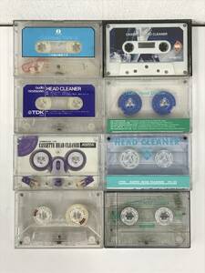 ●○エ270 ヘッドクリーナー クリーニングテープ maxell TDK 他 カセットテープ 8本セット○●