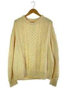 LABROS/TGL Fisherman Sweater/セーター(厚手)/L/コットン/CRM