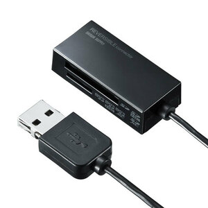 まとめ得 【5個セット】 サンワサプライ USB2.0 カードリーダー ADR-MSDU3BKNX5 x [2個] /l