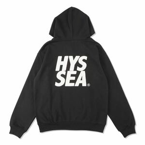 【新品未使用】 22AW 23 新品 WIND AND SEA HYSTRIC GLAMOUR ウィンダンシー ヒステリックグラマー WDS LOGO HOODIE フーディー BLACK XL