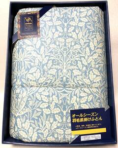 VICTORIA＆ALBERT MUSEUM 羽毛肌掛けふとん 150x200cm ダウン85％フェザー15％ 日本製 未使用