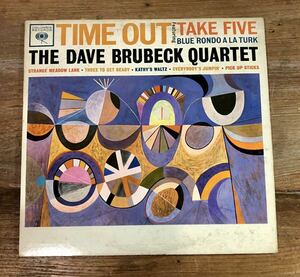 美品【 TIME OUT TAKE FIVE / THE DAVE BRUBECK QUARTET 】Columbia CL 1397 Lp /US・初期プレス盤 / USED保管品