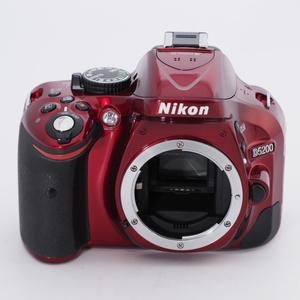 Nikon ニコン デジタル一眼レフカメラ D5200 ボディ レッド #9471