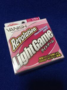 ☆新品6 バニッシュ Revolution SWライトゲーム フロロ 0.5号 / 1.75lb 150m ソルトウォーターゲーム全般に