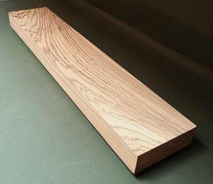 ゼブラウッド ◆ 無垢板 プレナー加工品 棚板 彫刻材 楽器 木工品 銘木 DIY ◆（547）
