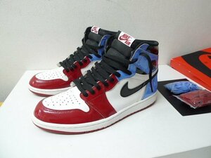 ◆ NIKE ナイキ 28.5cm AIR JORDAN 1 HIGH OG FEARLESS エアジョーダン1 エナメル　スニーカー US10.5 28.5cm 箱完備　CK5666-100