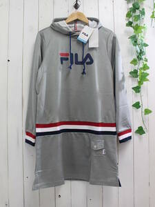 新品*FILA フィラ*UVカット90% 吸水速乾 パーカーワンピース ジャージー スポーツウェア(4L) レディース