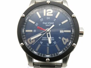 1円◆稼働◆ エンジェルクローバー ブルー クオーツ メンズ 腕時計 M05708