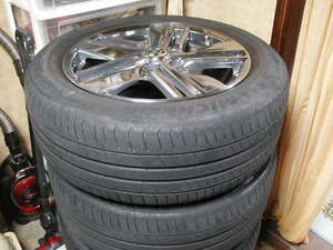 日産E52 エルグランド ライダー AUTECH 18インチホイール MICHELIN PRIMACY 3 225/55R18 98V 4本セット used