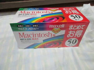 ⑥◎新品未開封　Macintosh用　ウルトラ/フロッピー　50枚　MF2-HD-MAC　マッキントシュ