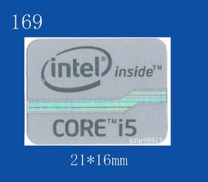 即決169【 CORE i5 】エンブレムシール追加同梱発送OK■ 条件付き送料無料 未使用