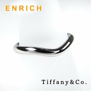 Tiffany&Co. ティファニー カーブドバンド リング 指輪 Pt950 プラチナ レディース 7.5号 #47.5 / 6206wrpw