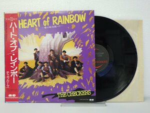レコード 帯 THE CHECKERS チェッカーズ HEART of RAINBOW Blue Pacific ハート オブ レインボー ブルー パシフィック 【E+】 M014B