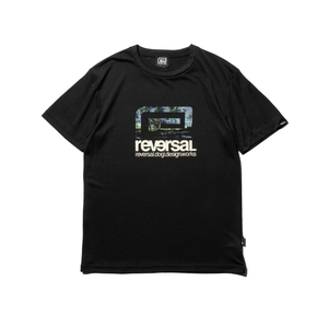 REVERSAL リバーサル■送料込■リゾート ドライ Tシャツ■黒 M■トレーニングウェア 筋トレ 格闘技 キックボクシング ラグビー 那須川天心