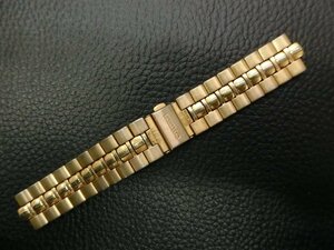 セイコー SEIKO ゴールド ドレスモデル メンズ 汎用 ブレス ブレス幅19mm ラグ幅 7mm 長さ150mm Z1673.I 管理No.34889