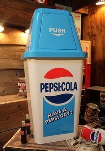 1円 新品 PEPSI COLA 20L ダストボックス ペプシ コーラ ごみ箱 アメリカンインテリア アメリカン雑貨 ガレージ