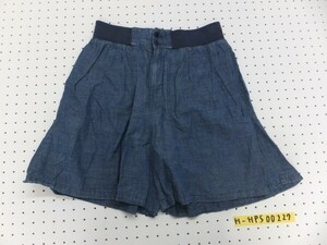 ZUCCA ズッカ レディース 薄手 デニム ショートパンツ M 青