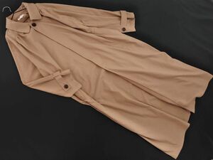 MOUSSY マウジー ロング ステンカラー コート size2/ベージュ ■◇ ☆ edb8 レディース