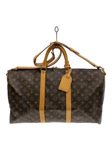 LOUIS VUITTON◆キーポル・バンドリエール50_モノグラム・キャンバス_BRW/PVC/BRW