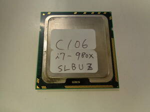 Intel Core i7 Extreme Edition i7-980X SLBUZ 3.20GHz LGA1366 管理C106