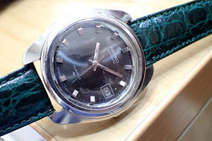 セイコー/SEIKO ◆ デイト/グレー文字盤　7005-7030　自動巻きメンズ腕時計