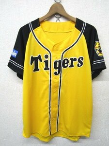 V1910：mizuno NPB 阪神タイガース ユニフォーム ベースボールシャツ 野球シャツ ゲームシャツ 黄色 プロ野球 :35