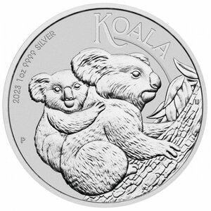 [保証書・カプセル付き] 2023年 (新品) オーストラリア「コアラ」純銀 1オンス 銀貨