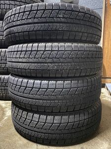 ★送料無料★ 155/70R13 2020年製 8～9分山 ブリヂストン BLIZZAK VRX 4本/中古スタッドレスタイヤ(冬タイヤ) バモス N6862_B1