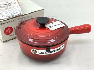 ル・クルーゼ/LE CREUSET 片手鍋/ほうろう/17cm 未使用品 ACB